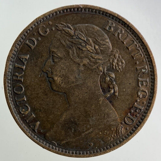 1886 Victoria Farthing Coin | Fine Collectable Grade