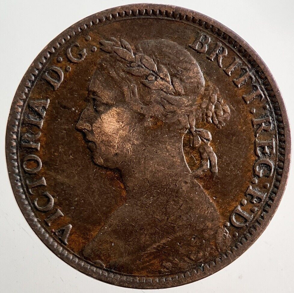 1886 Victoria Farthing Coin | Fine Collectable Grade