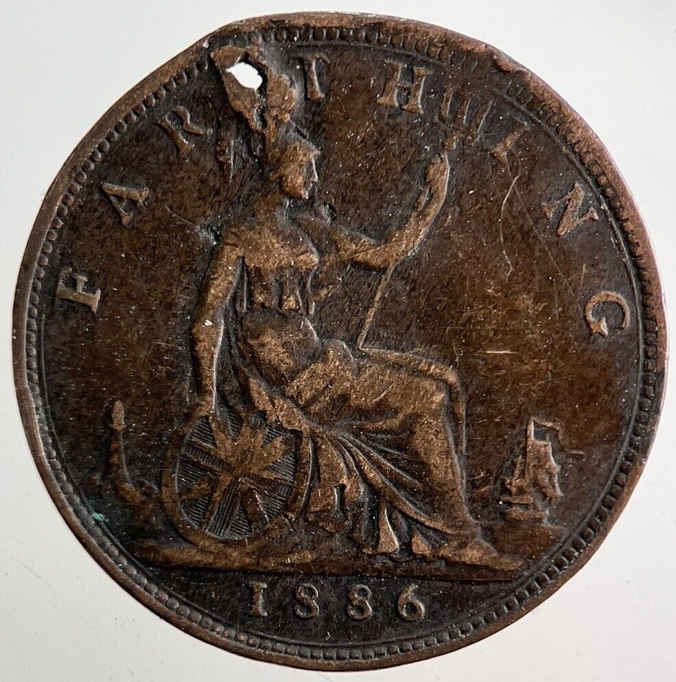 1886 Victoria Farthing Coin | Collectable Grade