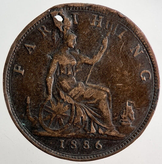 1886 Victoria Farthing Coin | Collectable Grade
