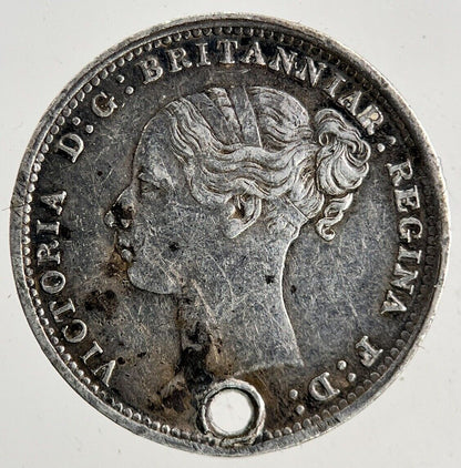 1885 Victoria Threepence Silver Coin | Very High Grade