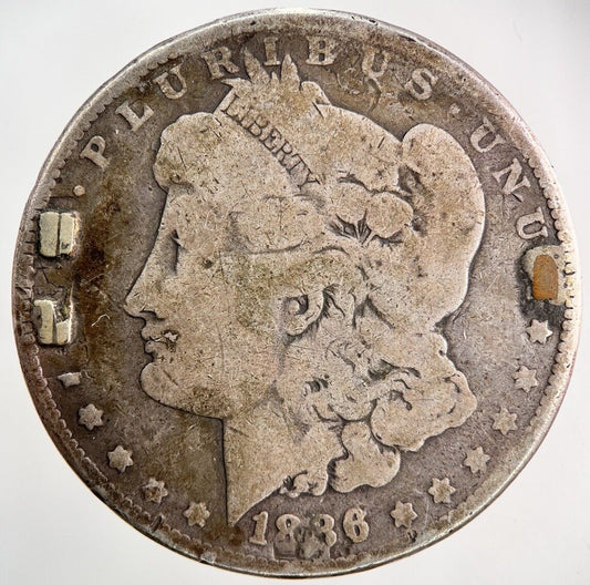 1886 US USA Morgan Dollar Silver Coin | Collectable Grade