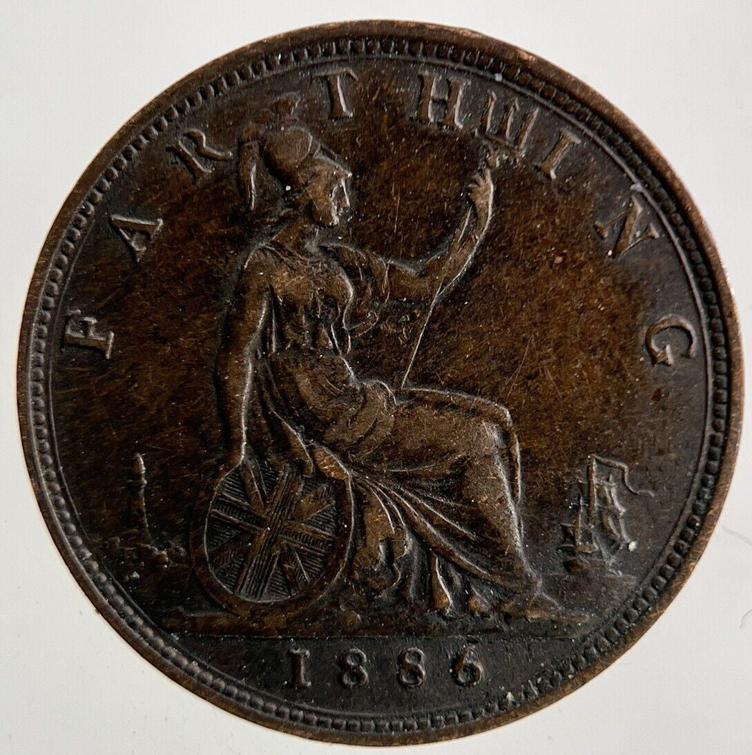 1886 Victoria Farthing Coin | Very High Grade