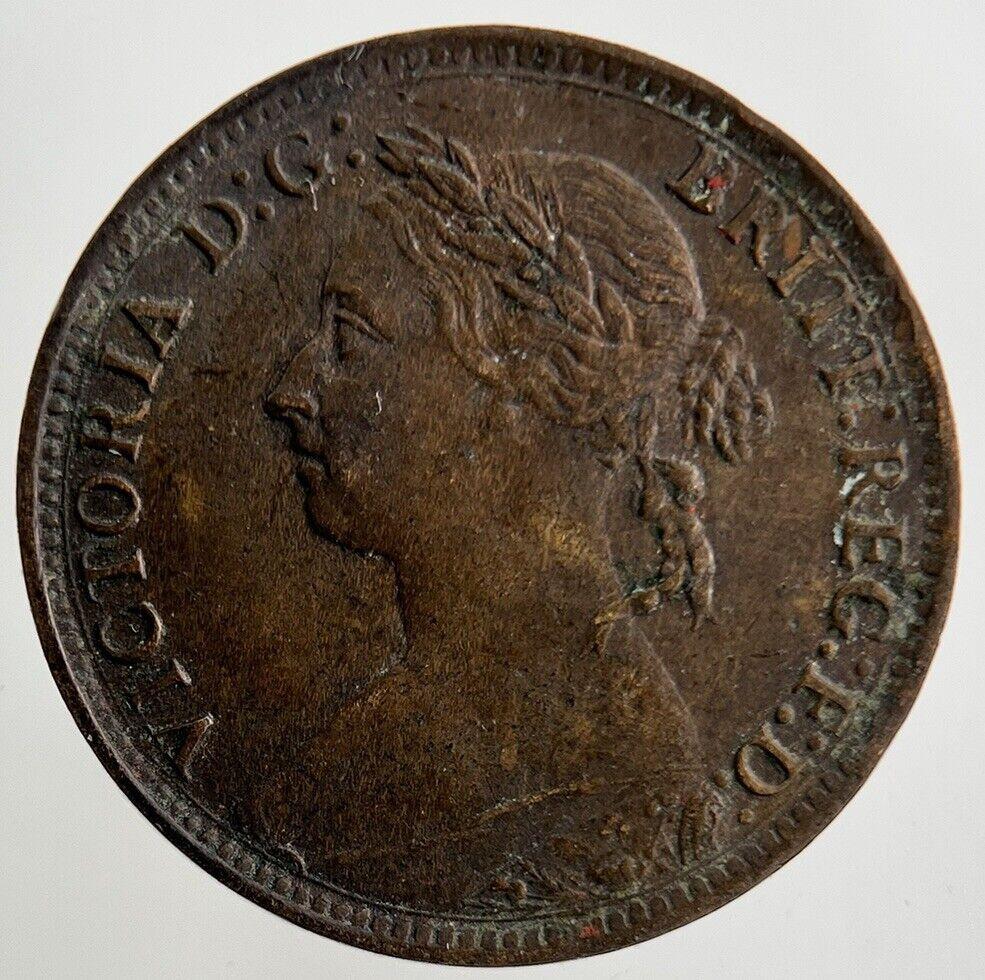1886 Victoria Farthing Coin | Very High Grade
