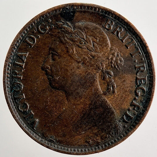 1886 Victoria Farthing Coin | Very High Grade
