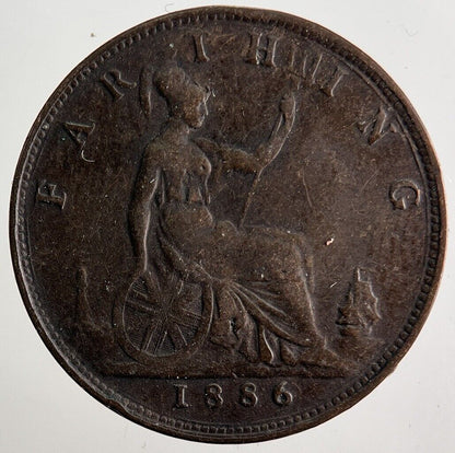 1886 Victoria Farthing Coin | Fine Collectable Grade