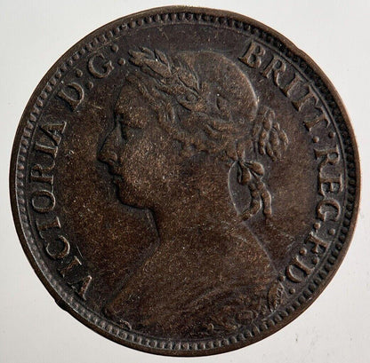 1886 Victoria Farthing Coin | Fine Collectable Grade