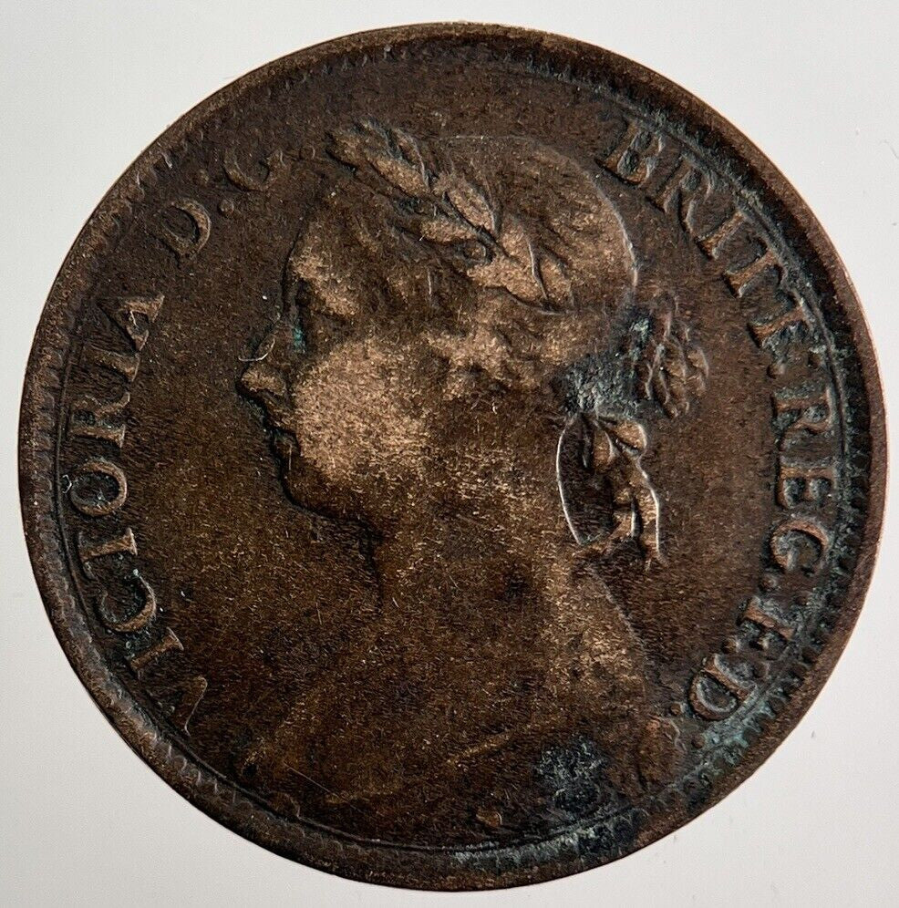 1886 Victoria Farthing Coin | Fine Collectable Grade