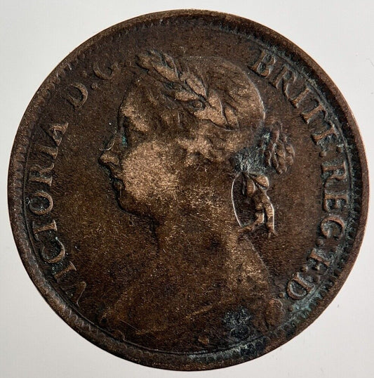 1886 Victoria Farthing Coin | Fine Collectable Grade