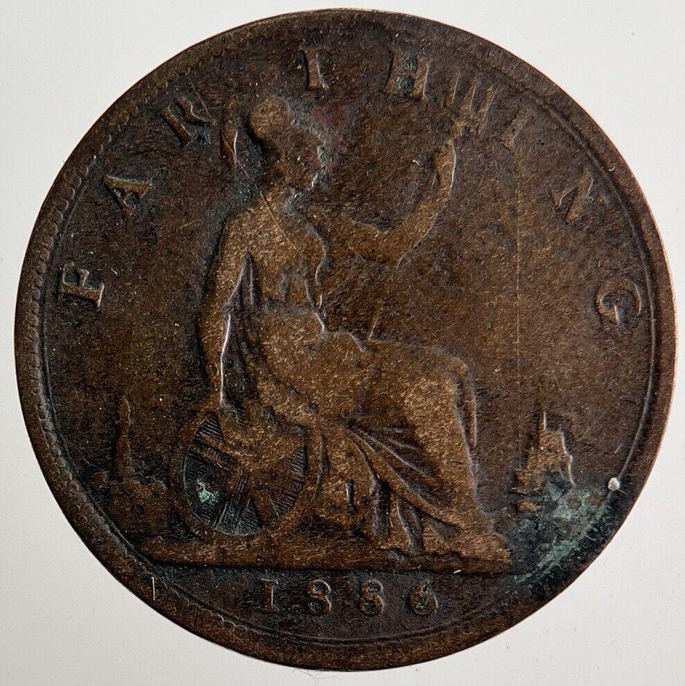 1886 Victoria Farthing Coin | Fine Collectable Grade