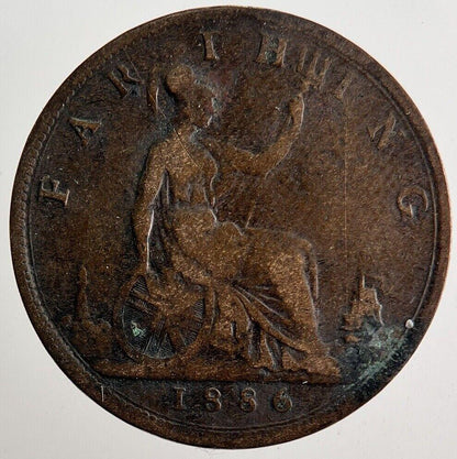 1886 Victoria Farthing Coin | Fine Collectable Grade