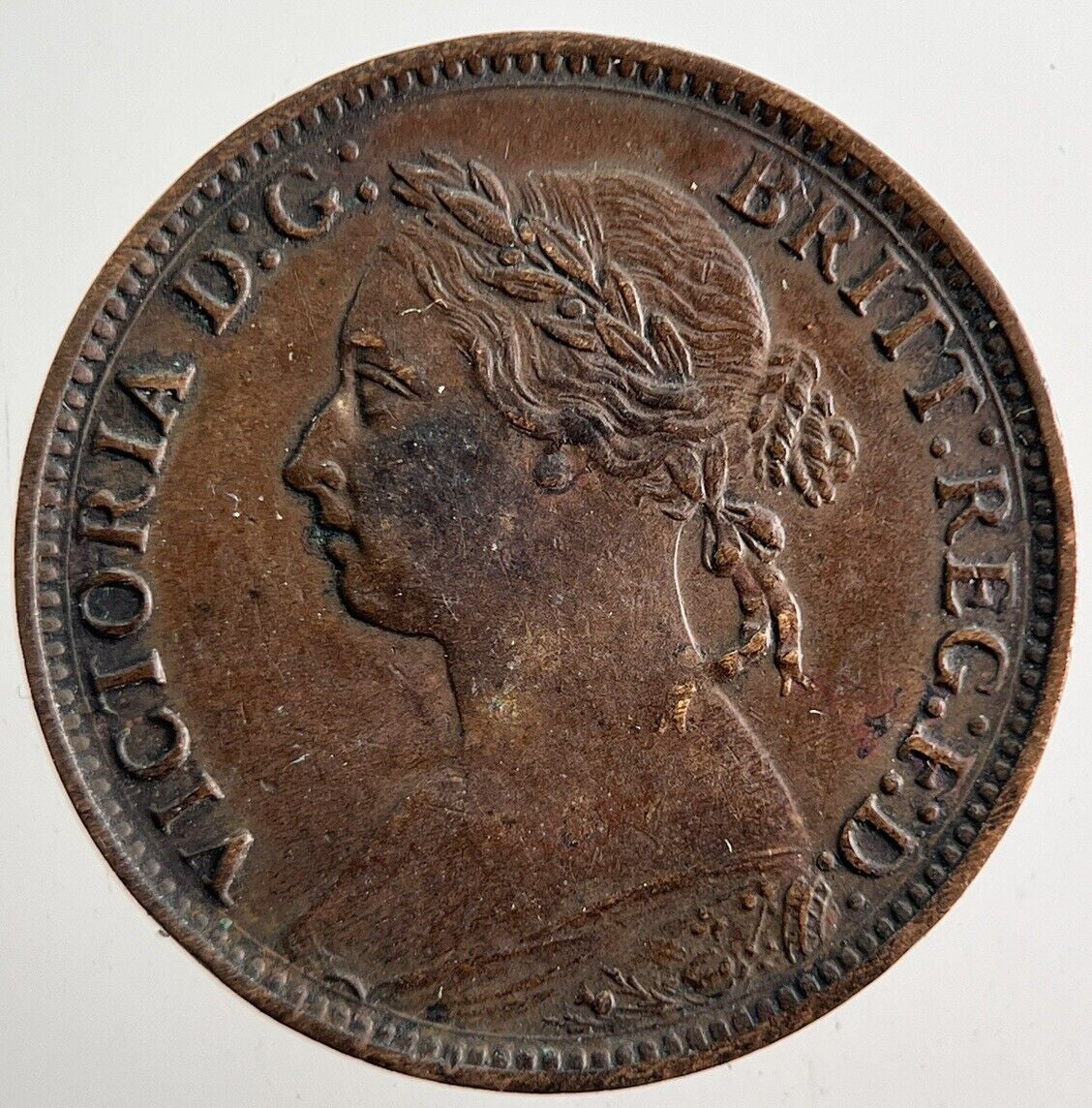 1886 Victoria Farthing Coin | Very High Grade