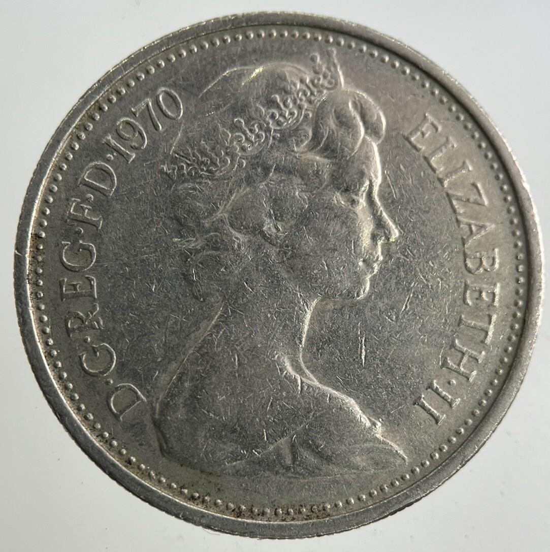 1970 Elizabeth II 2nd 5p Five-Pence Coin | Fine Collectable Grade