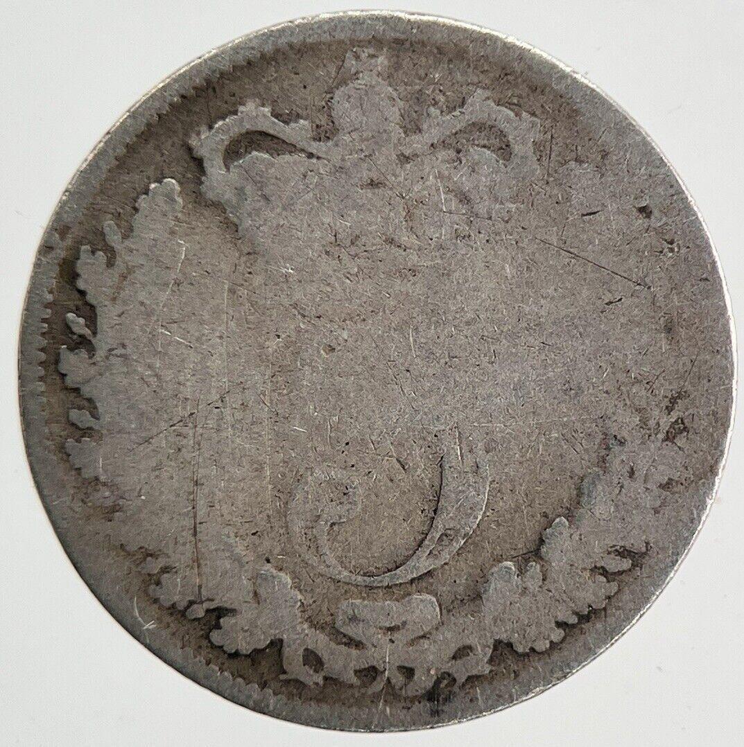 1886 Victoria Threepence Silver Coin | Fair Grade