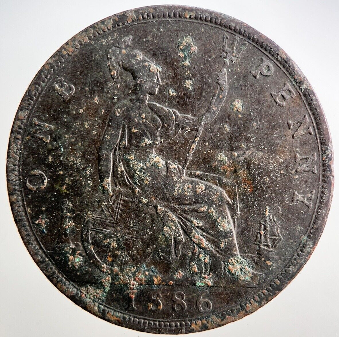 1886 Victoria Penny Coin | Fine Collectable Grade | a2935