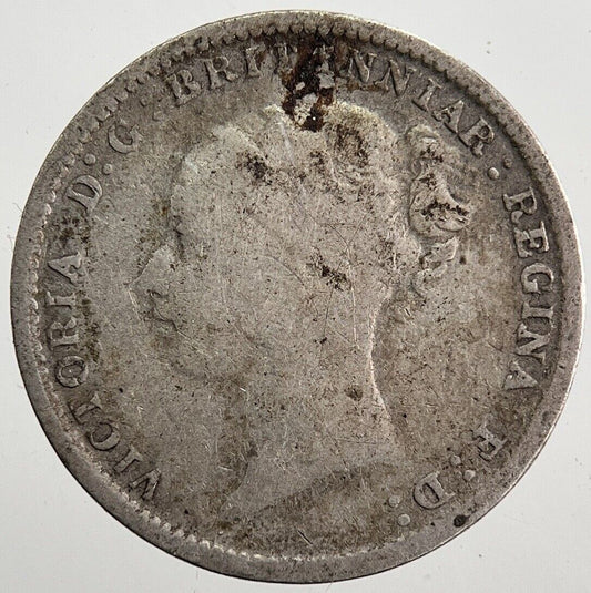 1886 Victoria Threepence Silver Coin | Collectable Grade | a7588