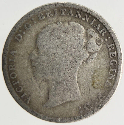 1886 Victoria Threepence Silver Coin | Collectable Grade