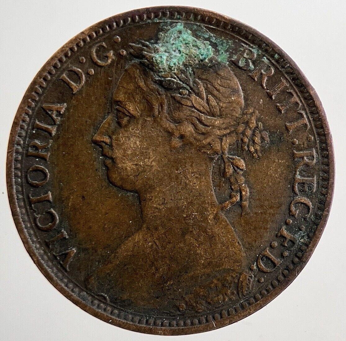 1886 Victoria Farthing Coin | Very High Grade | a8718