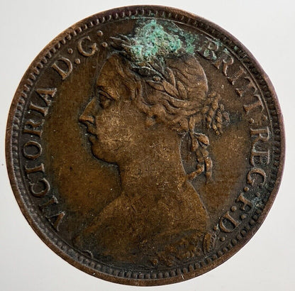 1886 Victoria Farthing Coin | Very High Grade | a8718