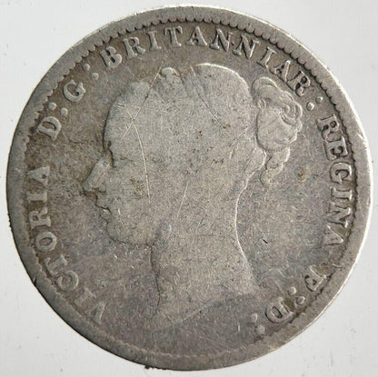1886 Victoria Threepence Silver Coin | Collectable Grade | a4605