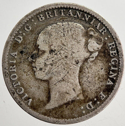 1886 Victoria Threepence Silver Coin | Collectable Grade | a8702