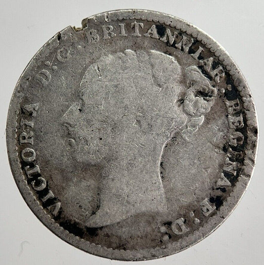 1886 Victoria Threepence Silver Coin | Collectable Grade | a8703