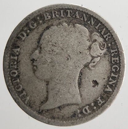 1886 Victoria Threepence Silver Coin | Collectable Grade | a4552