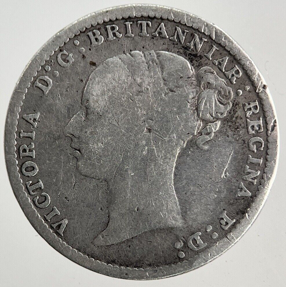 1886 Victoria Threepence Silver Coin | Collectable Grade