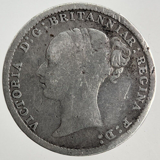 1886 Victoria Threepence Silver Coin | Collectable Grade