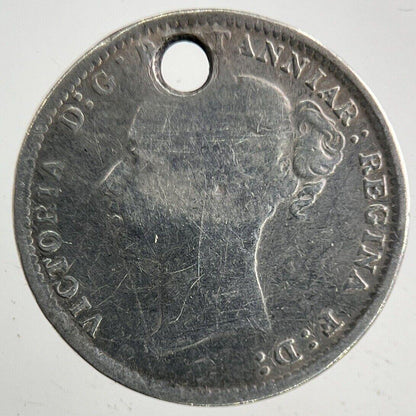 1886 Victoria Threepence Silver Coin | Fine Collectable Grade