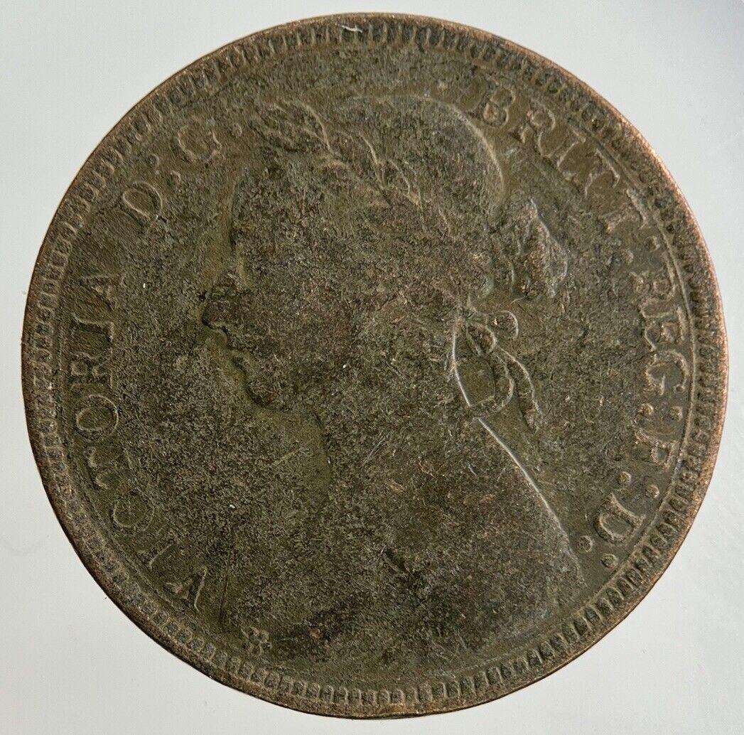 1886 Victoria Half-Penny Coin | Fine Collectable Grade