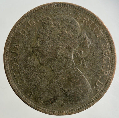 1886 Victoria Half-Penny Coin | Fine Collectable Grade