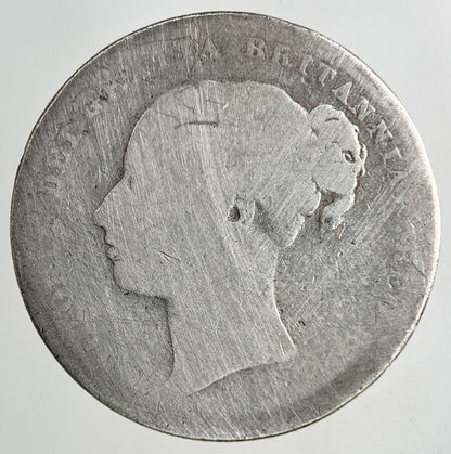 1886 Victoria Shilling Silver Coin | Fair Grade