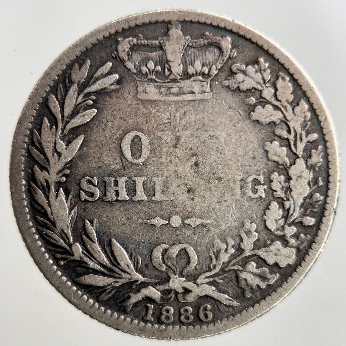 1886 Victoria Shilling Silver Coin | Fine Collectable Grade