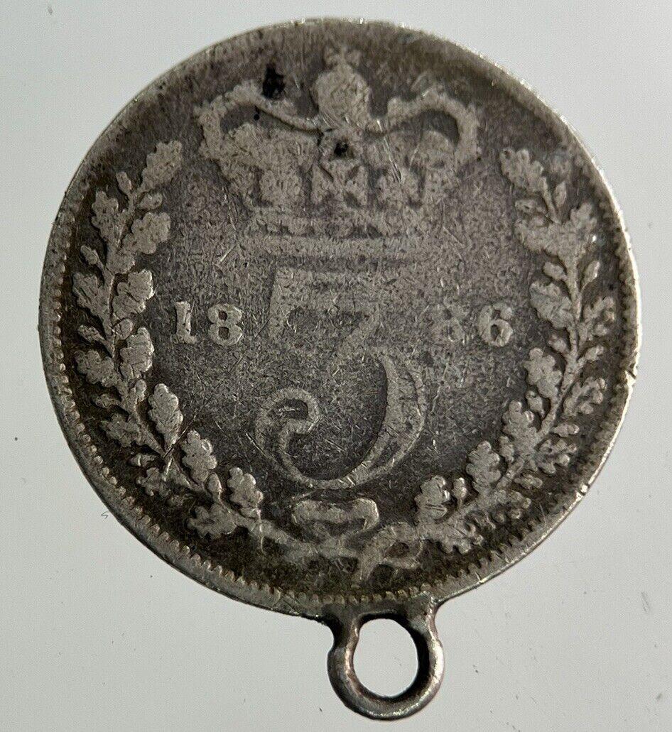 1886 Victoria Threepence Silver Coin | Collectable Grade