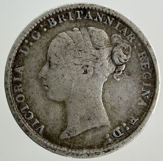 1886 Victoria Threepence Silver Coin | Collectable Grade