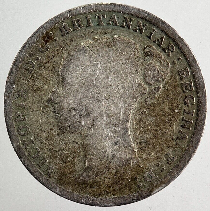 1886 Victoria Threepence Silver Coin | Collectable Grade