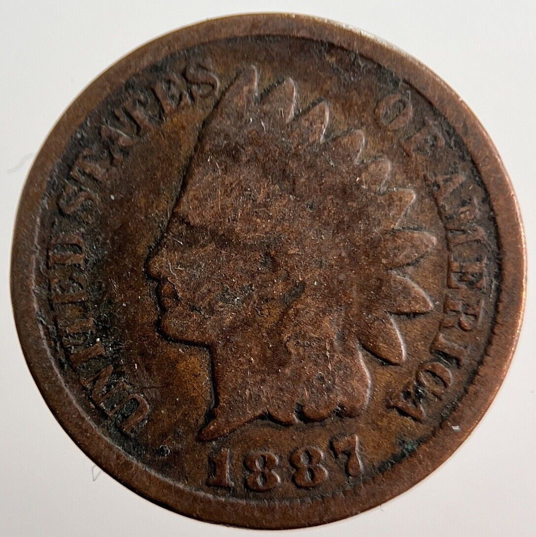 1887 US USA One Cent Coin | Collectable Grade | a1443