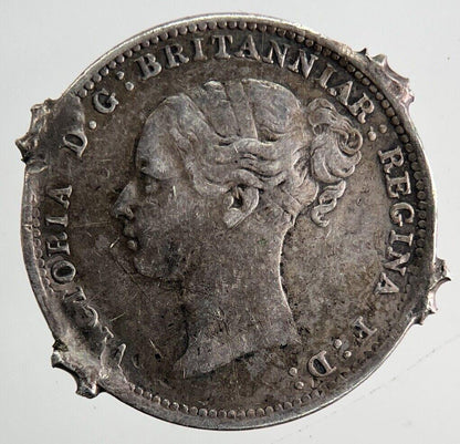 1886 Victoria Threepence Silver Coin | Very High Grade