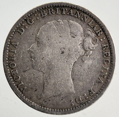 1886 Victoria Threepence Silver Coin | Fine Collectable Grade