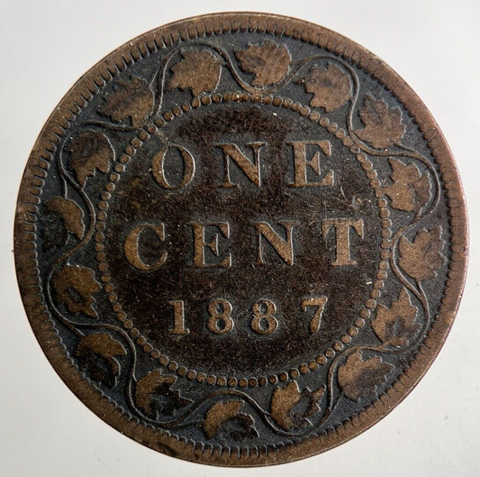 1887 Canada One Cent Coin | Fine Collectable Grade
