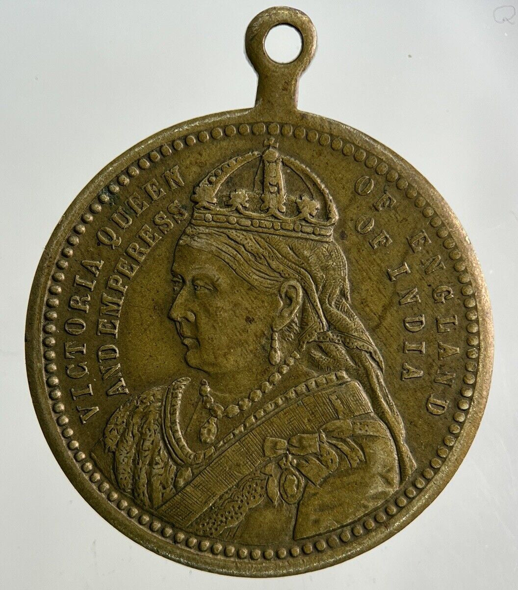 1887 Victoria 50 Year Jubilee Medal Coin | Fine Collectable Grade