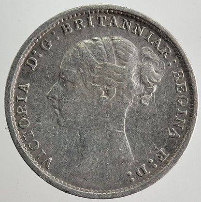 1886 Victoria Threepence Silver Coin | Fine Collectable Grade