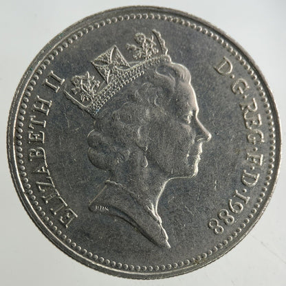 1988 Elizabeth II 2nd 5p Five-Pence Coin | Fine Collectable Grade