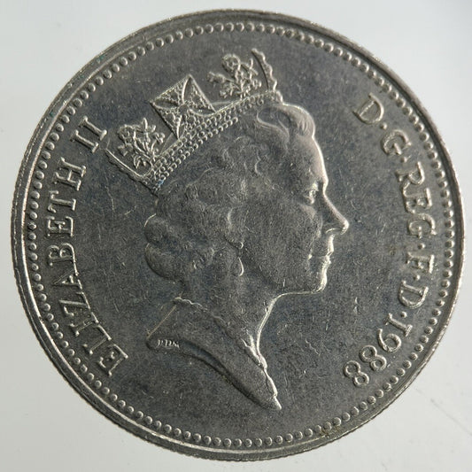 1988 Elizabeth II 2nd 5p Five-Pence Coin | Fine Collectable Grade