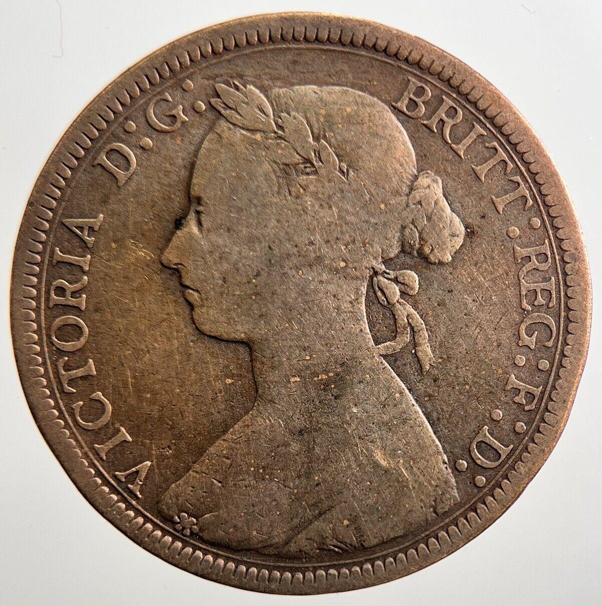 1887 Victoria Half-Penny Coin | Collectable Grade | a3807