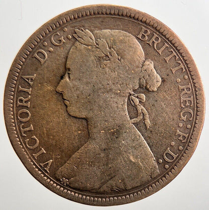1887 Victoria Half-Penny Coin | Collectable Grade | a3807