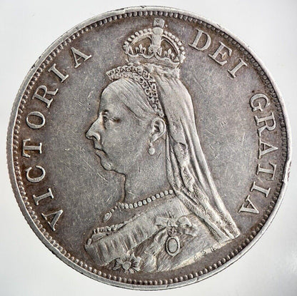 1887 Victoria Double-Florin Silver Coin | Very High Grade