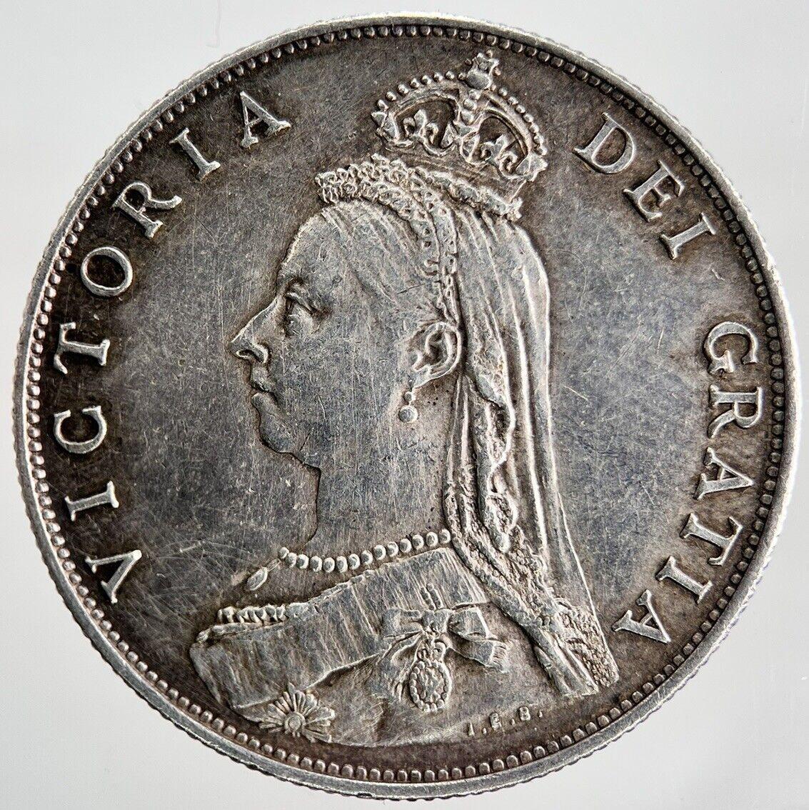 1887 Victoria Florin Silver Coin | Very High Grade | a2209