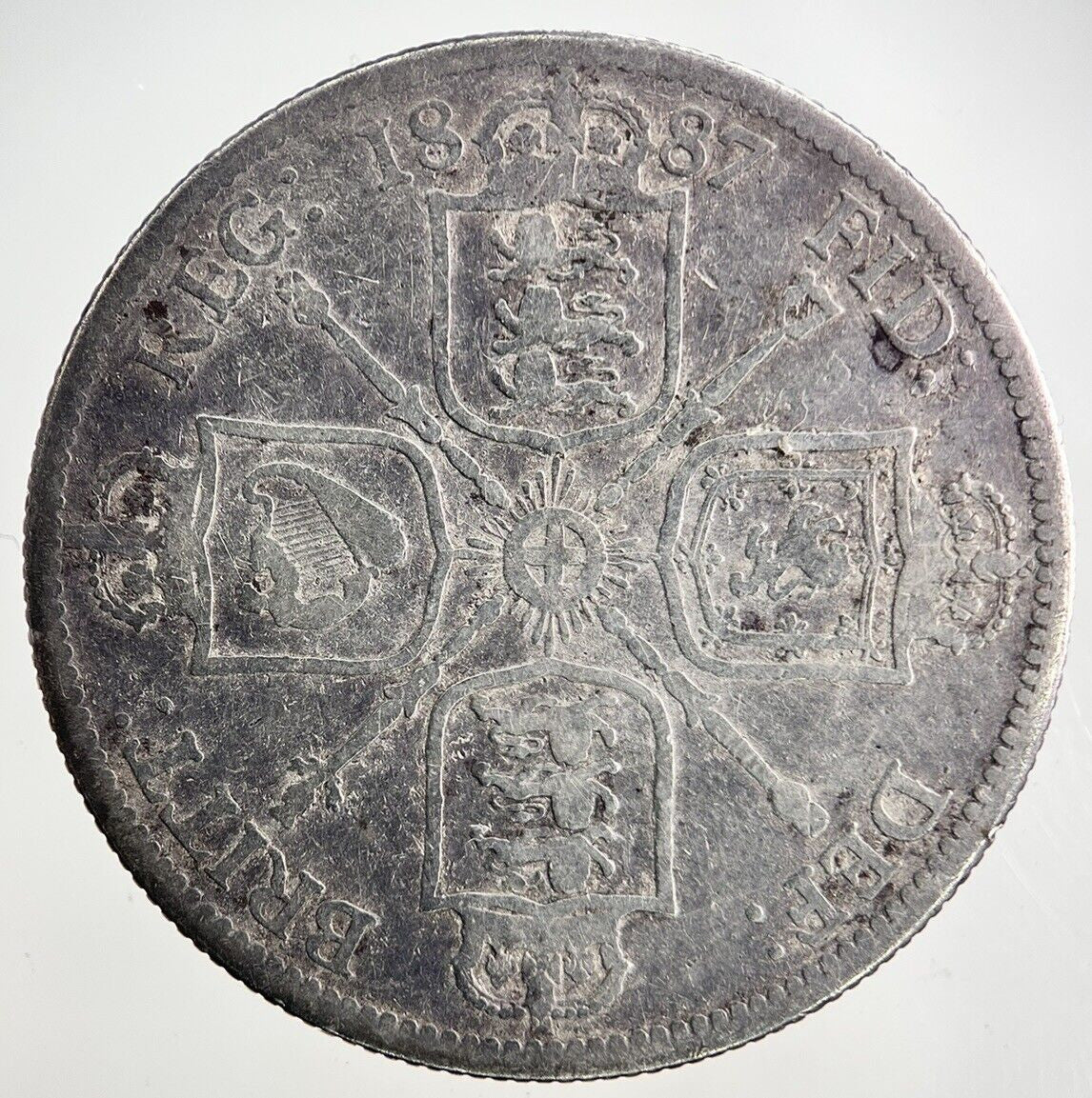 1887 Victoria Florin Silver Coin | Collectable Grade